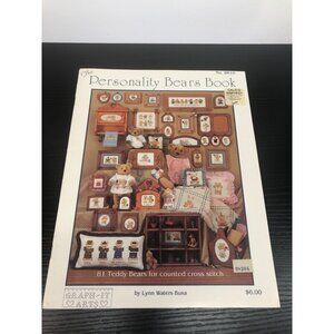 Cross Stitch The Personality Bears Book Lynn Waters Busa Graph It Arts